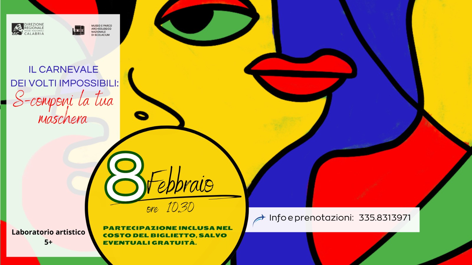 IL CARNEVALE DEI VOLTI IMPOSSIBILI  S-componi la tua maschera